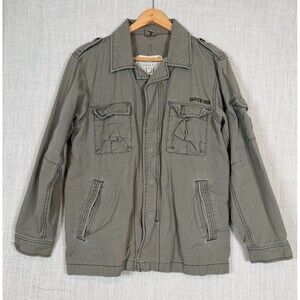 GAP G-1969 Military Utility Jacket Women’s XL Olive Green Y2K 2000s Field Jacket